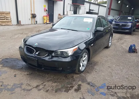 2006 BMW 525I from USA, damaged, VIN WBANE53566CK82838